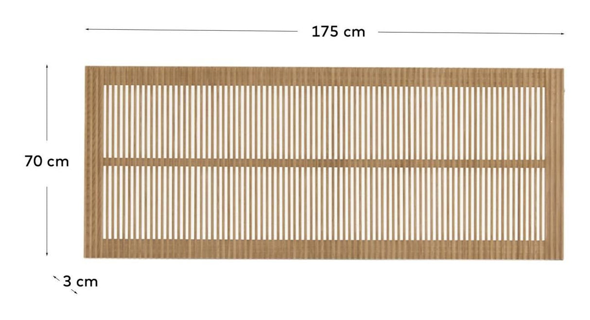 Beyla Sengegavl til 160 cm senge - Ask - UNOLIVING.COM