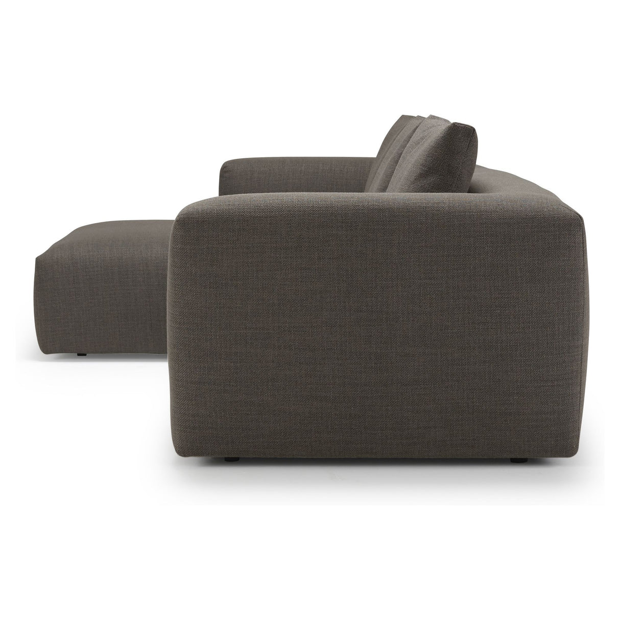 Kornum Sofa med chaiselong venstre, Taupe - Unoliving.com