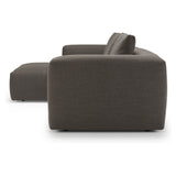 Kornum Sofa med chaiselong venstre, Taupe - Unoliving.com