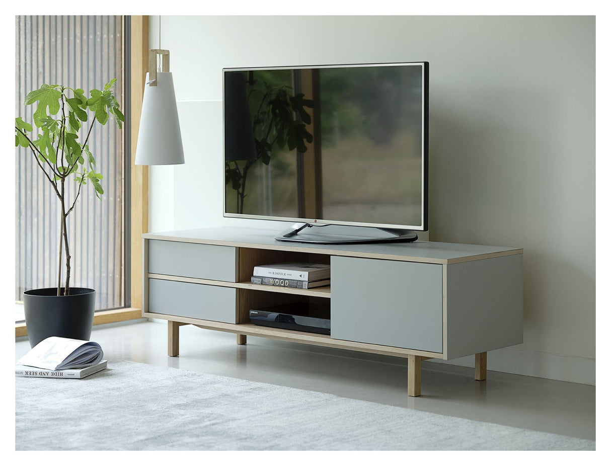 Bilbao Tvbord, Grå, B160 - UNOLIVING.COM