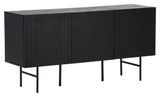 Björkön Skænk 150x47 - Sort - UNOLIVING.COM