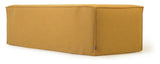 Blok 2 - pers. Sofa m. venstrevendt chaiselong, Mustard Linen - UNOLIVING.COM