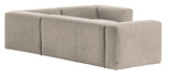 Blok 3 - pers. Hjørnesofa Beige Chenille, 290x230 - UNOLIVING.COM