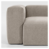 Blok 3 - pers. Hjørnesofa Beige Chenille, 290x230 - UNOLIVING.COM