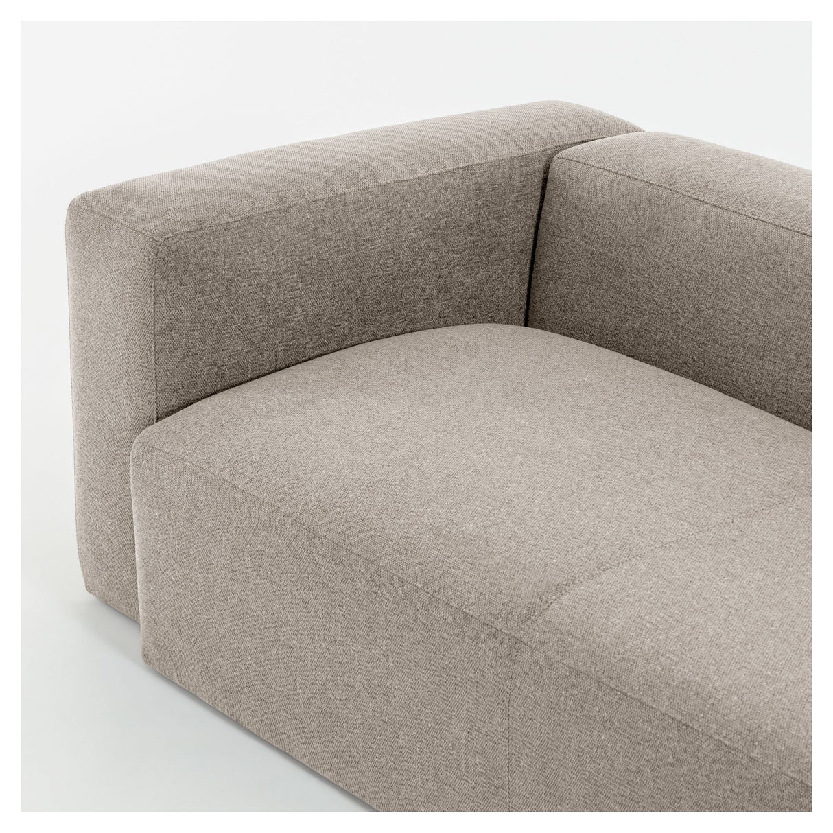 Blok 3 - pers. Hjørnesofa Beige Chenille, 290x230 - UNOLIVING.COM