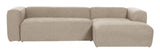 Blok 3 - pers sofa m. højre chaiselong - Beige - UNOLIVING.COM