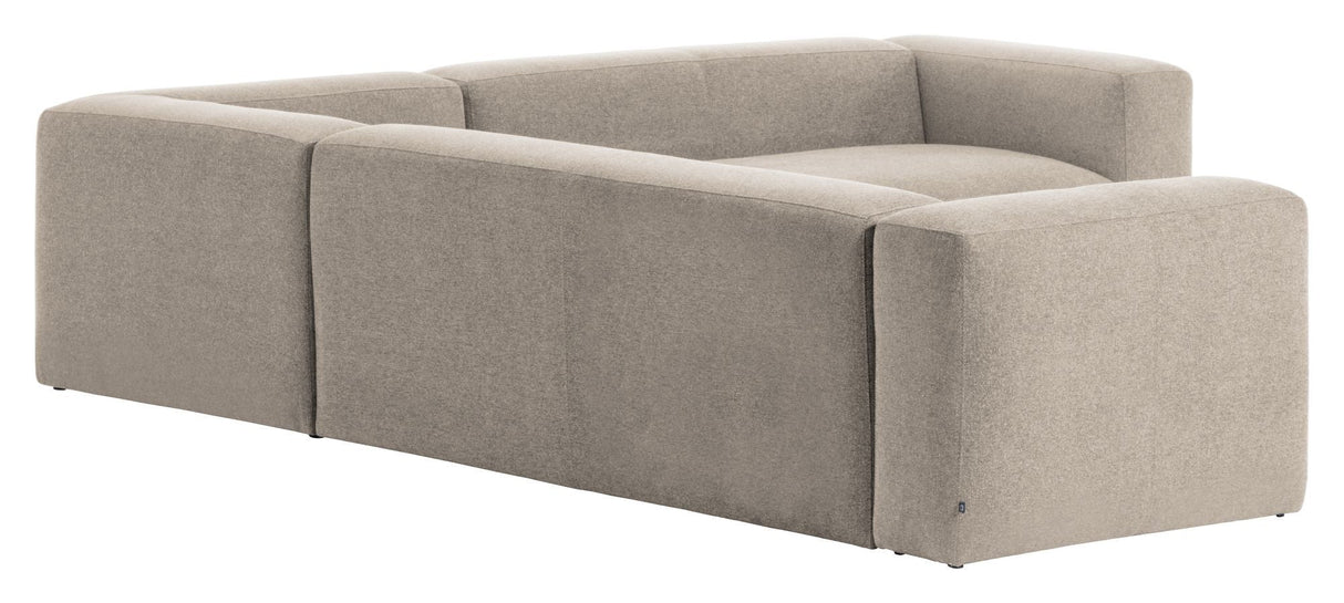 Blok 5 - pers. Hjørnesofa Beige - UNOLIVING.COM