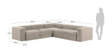 Blok 6 - pers. Hjørnesofa Beige - UNOLIVING.COM