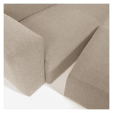 Blok Puf Beige,90x70 - UNOLIVING.COM