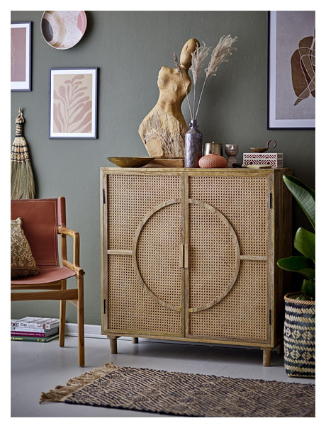 Bloomingville Aby Tæppe Sort, Jute - UNOLIVING.COM