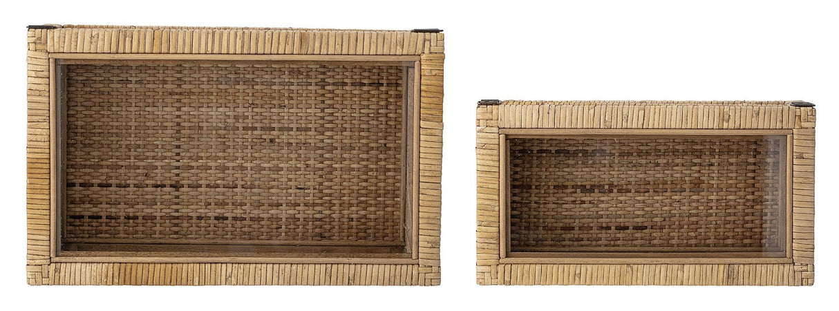 Bloomingville Æsker, Rattan/Glas - Unoliving.com