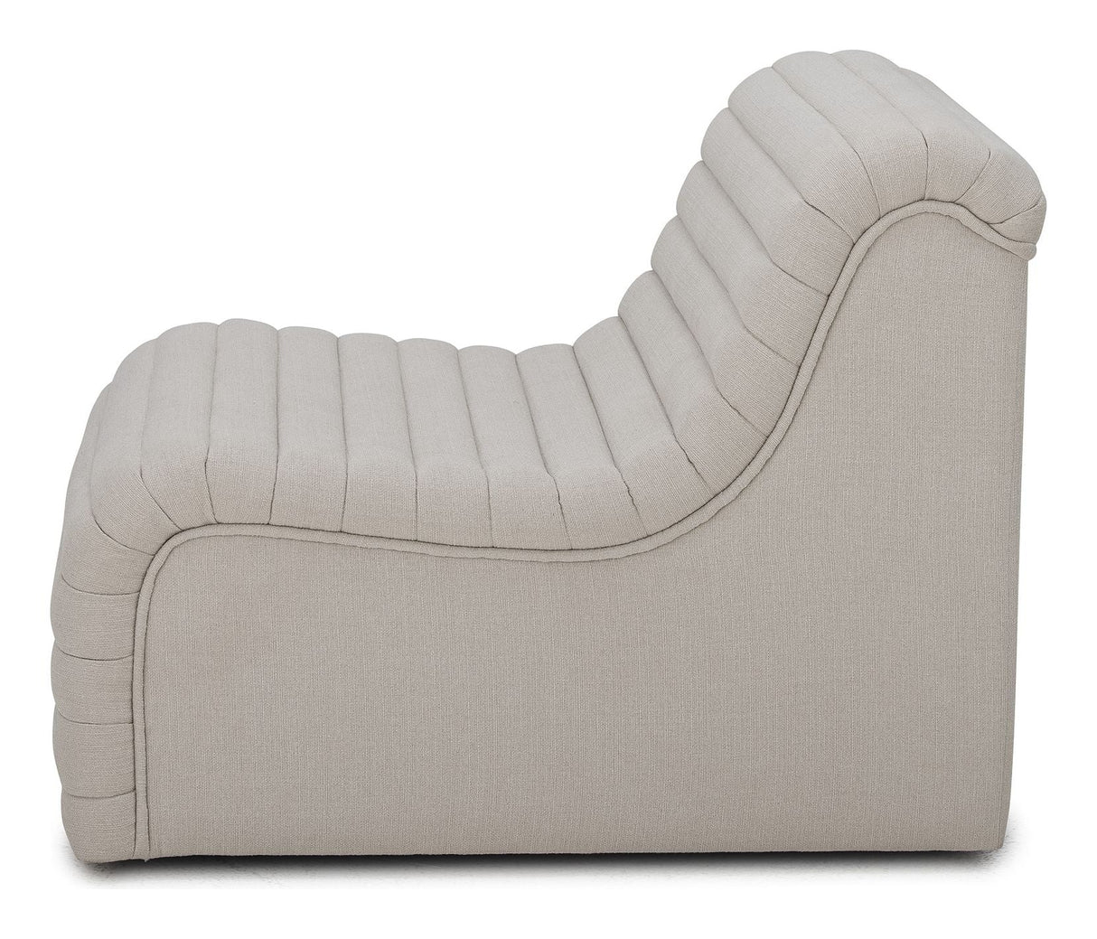 Bloomingville Allure Loungestol, Natur, Polyester - UNOLIVING.COM