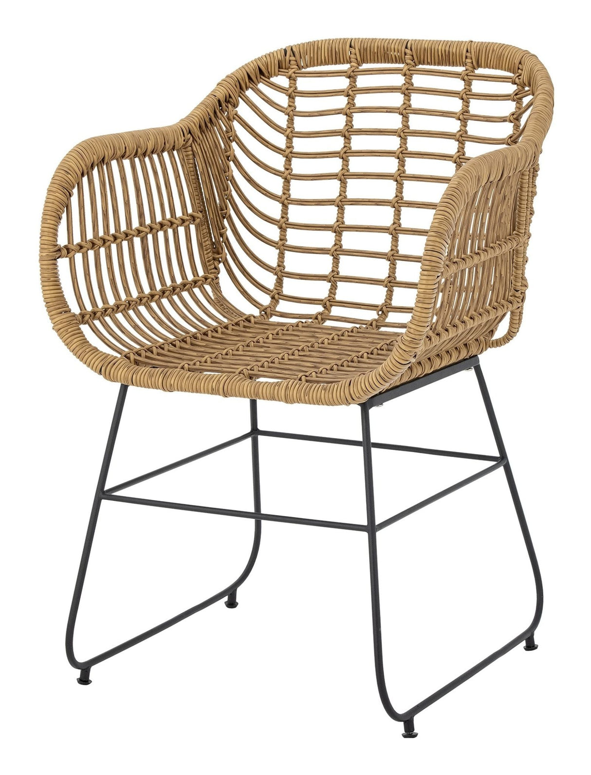 Bloomingville Collin Loungestol, Natur, Polyrattan - UNOLIVING.COM