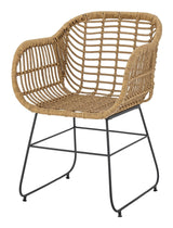 Bloomingville Collin Loungestol, Natur, Polyrattan - UNOLIVING.COM