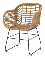 Bloomingville Collin Loungestol, Natur, Polyrattan