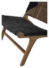 Bloomingville Grant Loungestol, Sort, Teak - UNOLIVING.COM