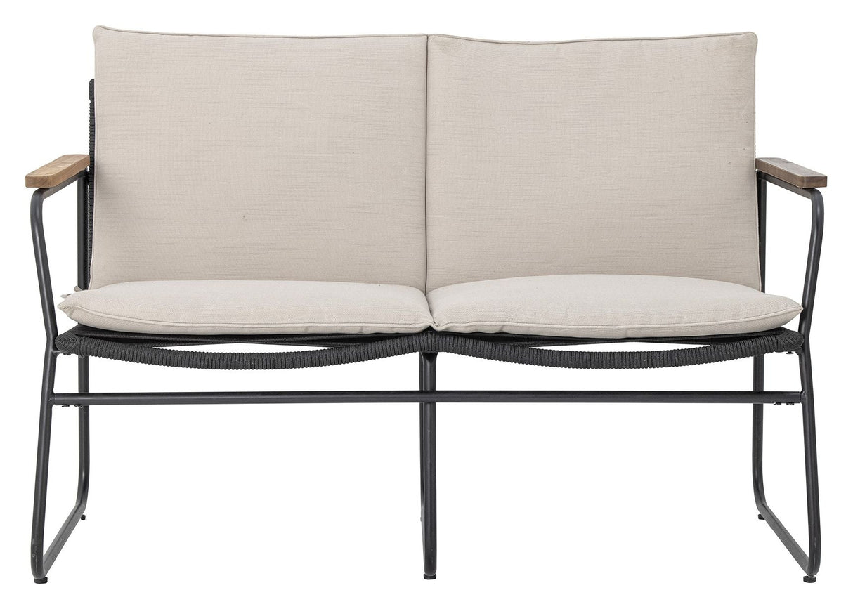 Bloomingville Hampton 2 - pers. sofa, Sort, Metal - UNOLIVING.COM