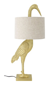 Bloomingville Heron Bordlampe, Guld, Polyresin - UNOLIVING.COM