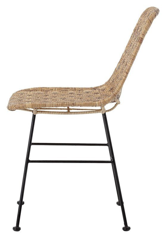 Bloomingville Kitty Spisebordsstol, Rattan - UNOLIVING.COM