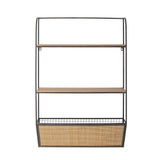 Bloomingville Lesley Hylde i rattan, 60x15, Natur - Unoliving.com