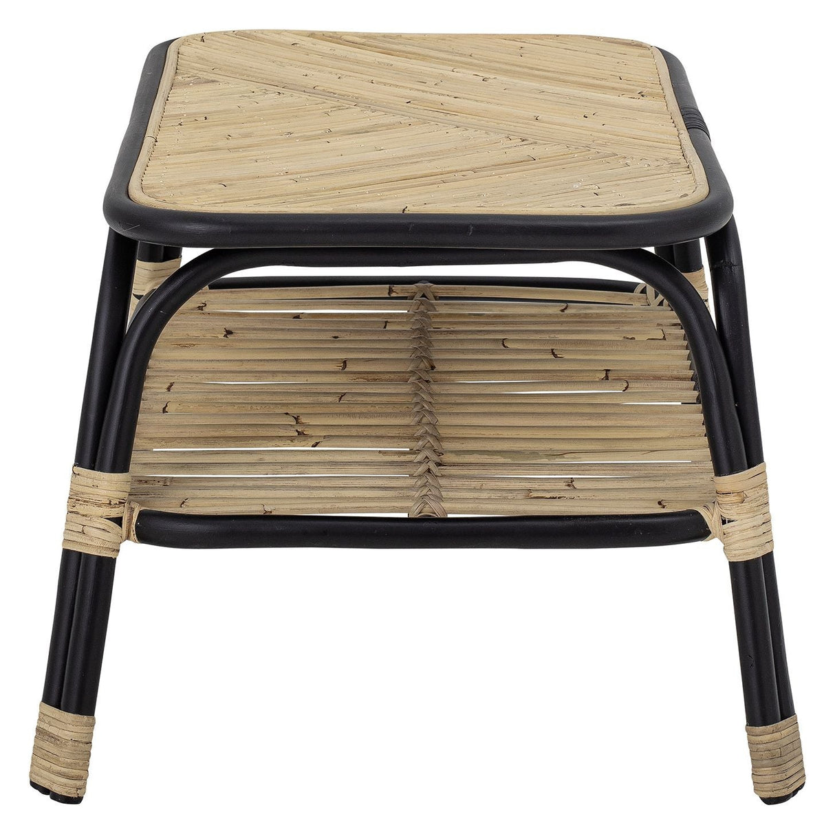 Bloomingville Loue Sidebord, Sort, Rattan - UNOLIVING.COM