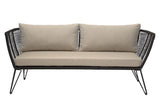 Bloomingville Mundo Loungesofa m/hynder, Sort - Unoliving.com