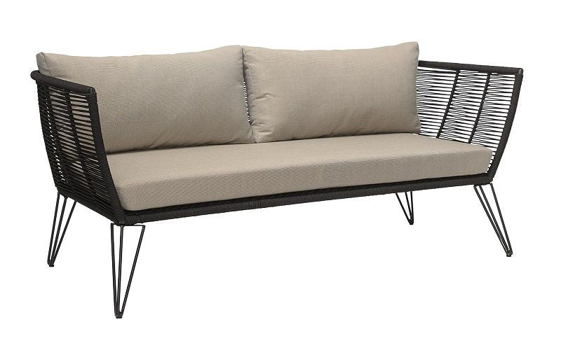 Bloomingville Mundo Loungesofa m/hynder, Sort - Unoliving.com