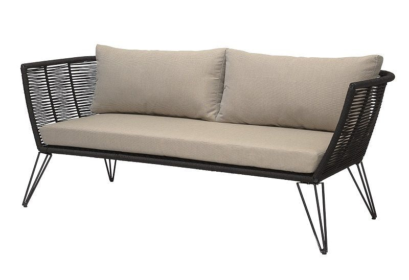 Bloomingville Mundo Loungesofa m/hynder, Sort - Unoliving.com