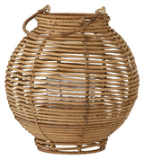 Bloomingville Malua Lanterne m. glas, Natur, Rattan - UNOLIVING.COM