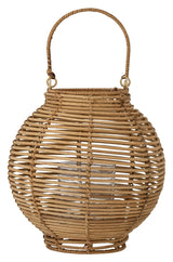 Bloomingville Malua Lanterne m. glas, Natur, Rattan - UNOLIVING.COM