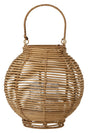 Bloomingville Malua Lanterne m. glas, Natur, Rattan - UNOLIVING.COM