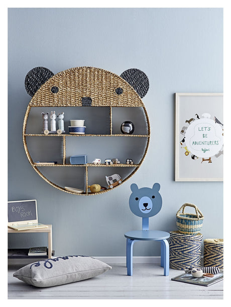 Bloomingville Mini Bogreol Bamse - Naturflet - Unoliving.com