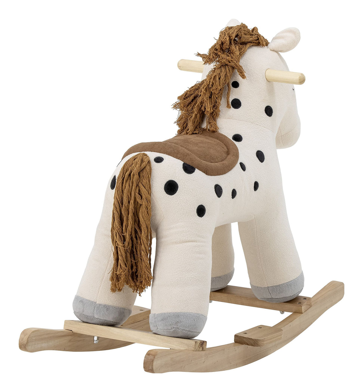 Merlen Rocking Toy, Horse, Hvid, Polyester