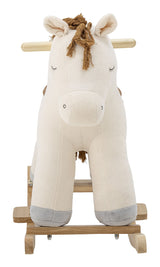 Merlen Rocking Toy, Horse, Hvid, Polyester