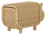 Soffe Taburet m. opbevaringsrum, Rattan - Unoliving.com