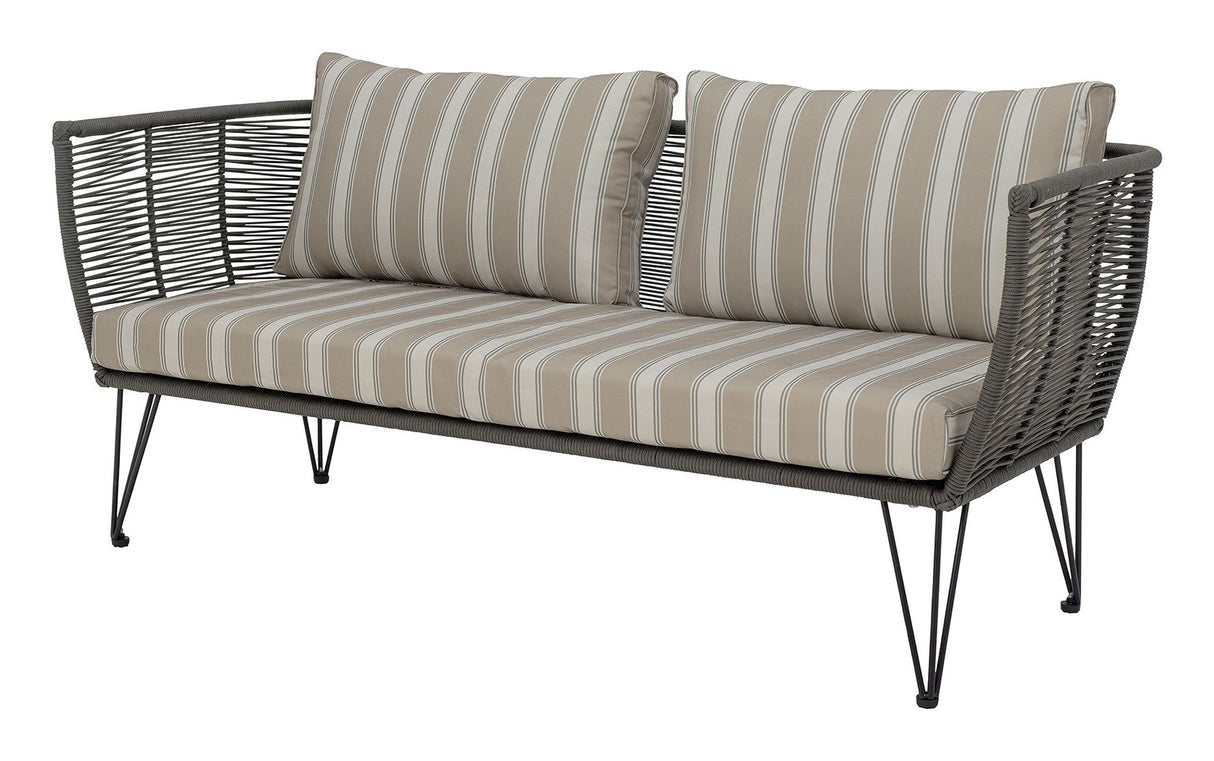 Bloomingville Mundo Loungesofa m. hynder, Grøn metal