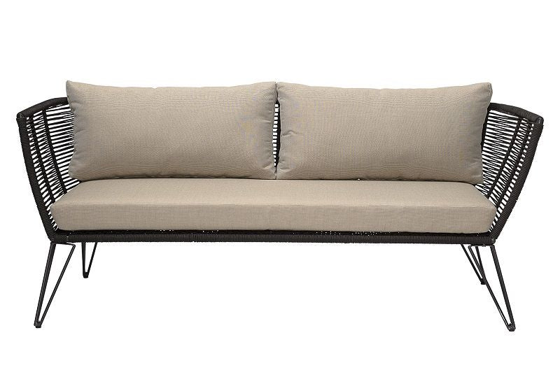 Bloomingville Mundo Loungesofa m/hynder, Sort - UNOLIVING.COM