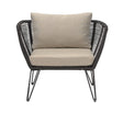 Bloomingville Mundo Loungestol m/hynder, Sort - UNOLIVING.COM