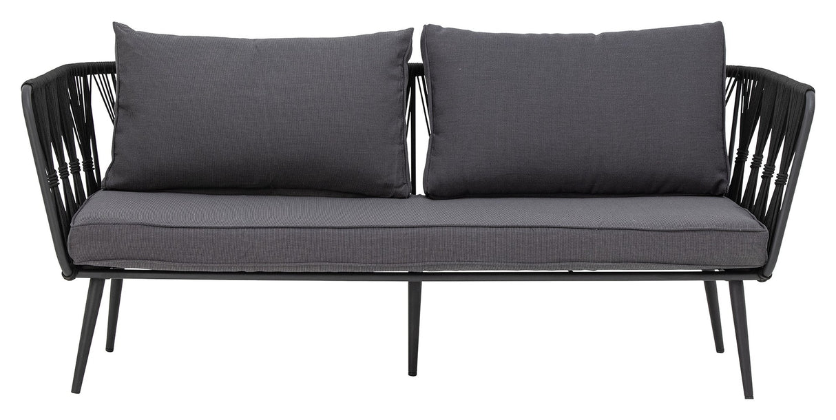 Bloomingville Pavone loungesofa, Sort - UNOLIVING.COM