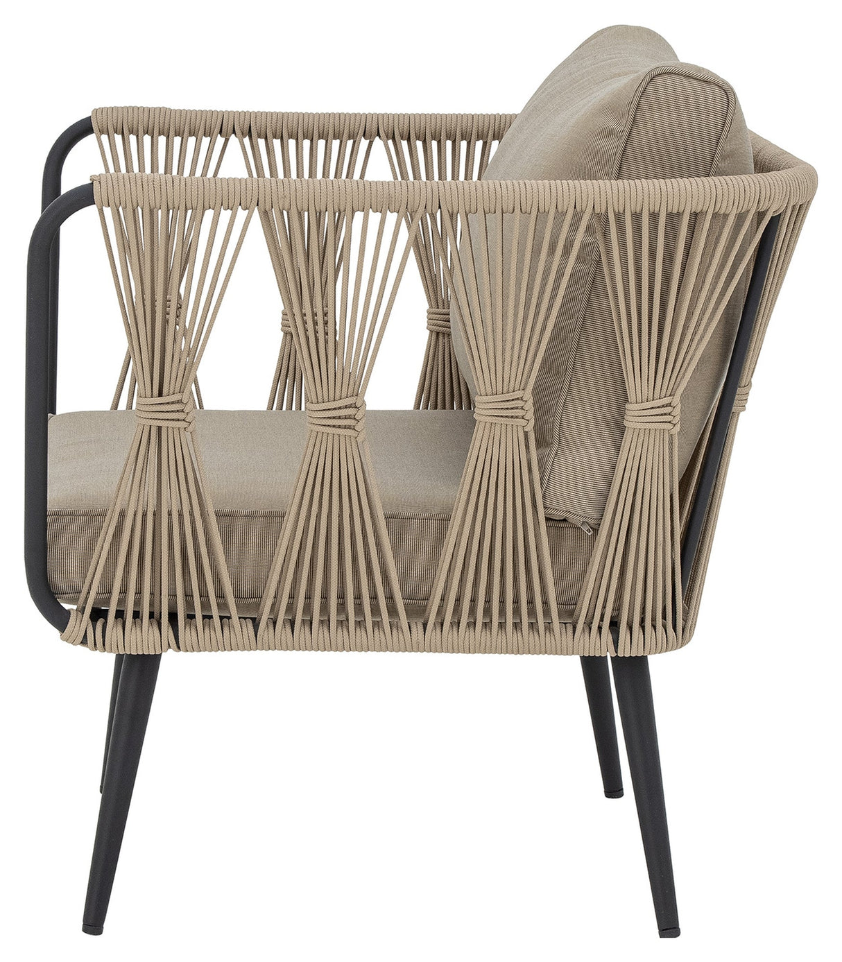 Bloomingville Pavone Loungestol, Brun - UNOLIVING.COM