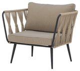 Bloomingville Pavone Loungestol, Brun - UNOLIVING.COM