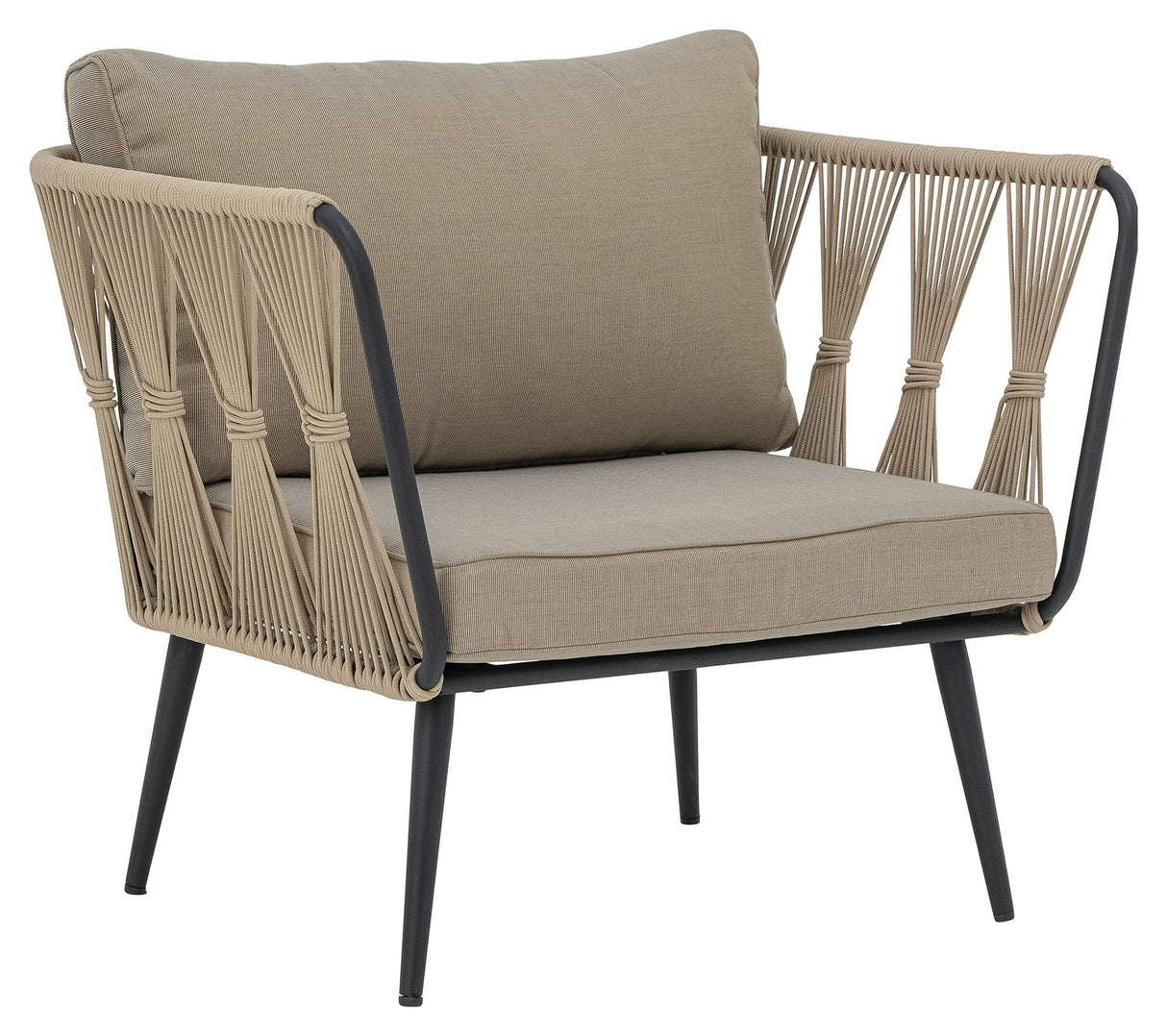 Bloomingville Pavone Loungestol, Brun - UNOLIVING.COM