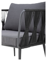 Bloomingville Pavone Loungestol, Sort - UNOLIVING.COM