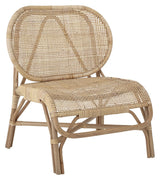 Bloomingville Rosen Loungestol, Natur, Rattan - UNOLIVING.COM