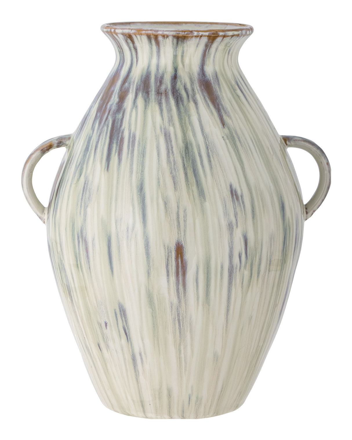 Bloomingville Sanella Vase, Grøn, Stentøj