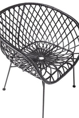 Bloomingville Spisebordsstol, Sort Rattan - UNOLIVING.COM