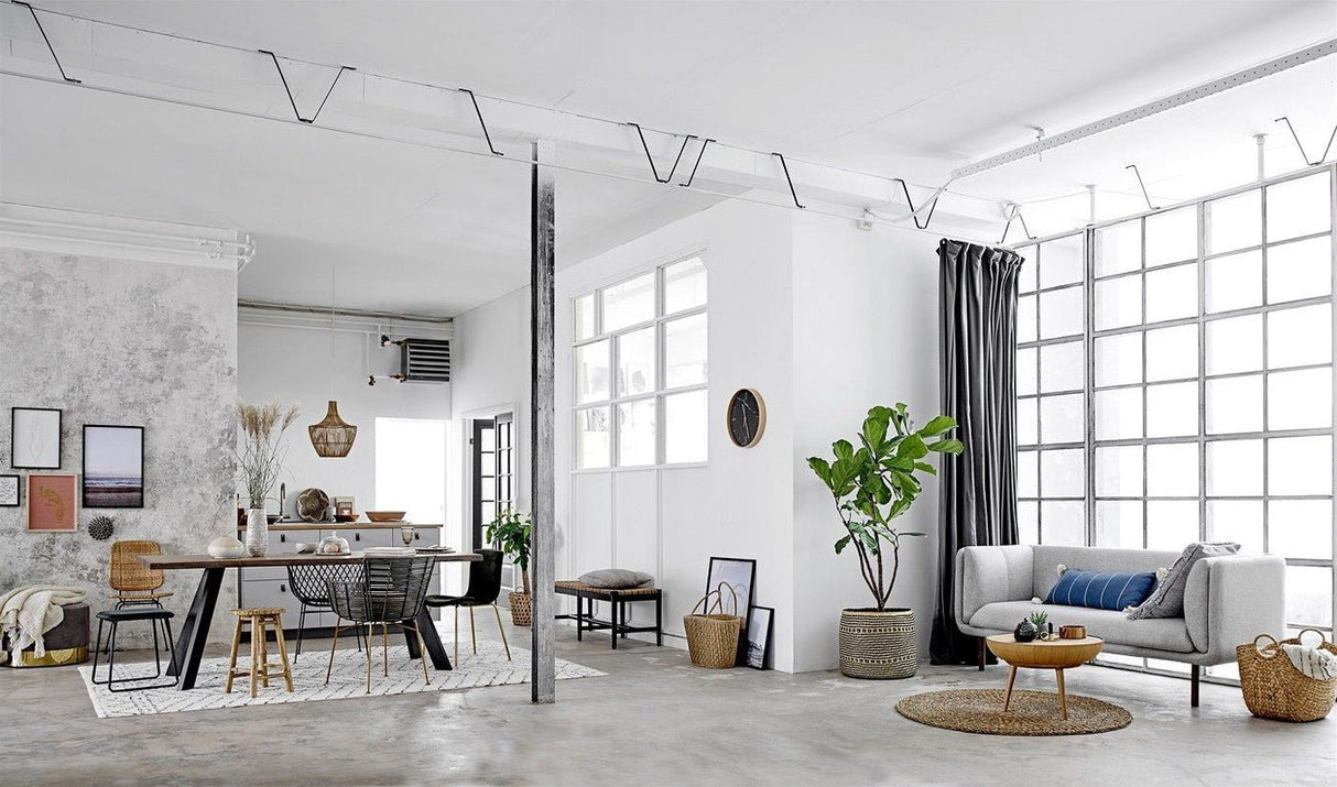 Bloomingville Spisebordsstol, Sort Rattan - UNOLIVING.COM