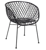 Bloomingville Spisebordsstol, Sort Rattan - UNOLIVING.COM