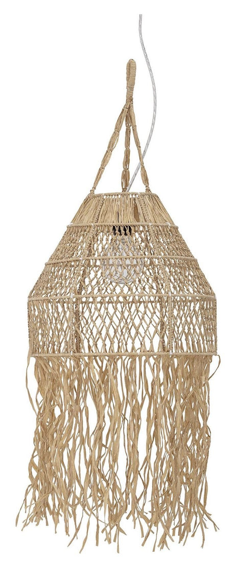 Bloomingville Thora Pendel Natur, Raffia - UNOLIVING.COM