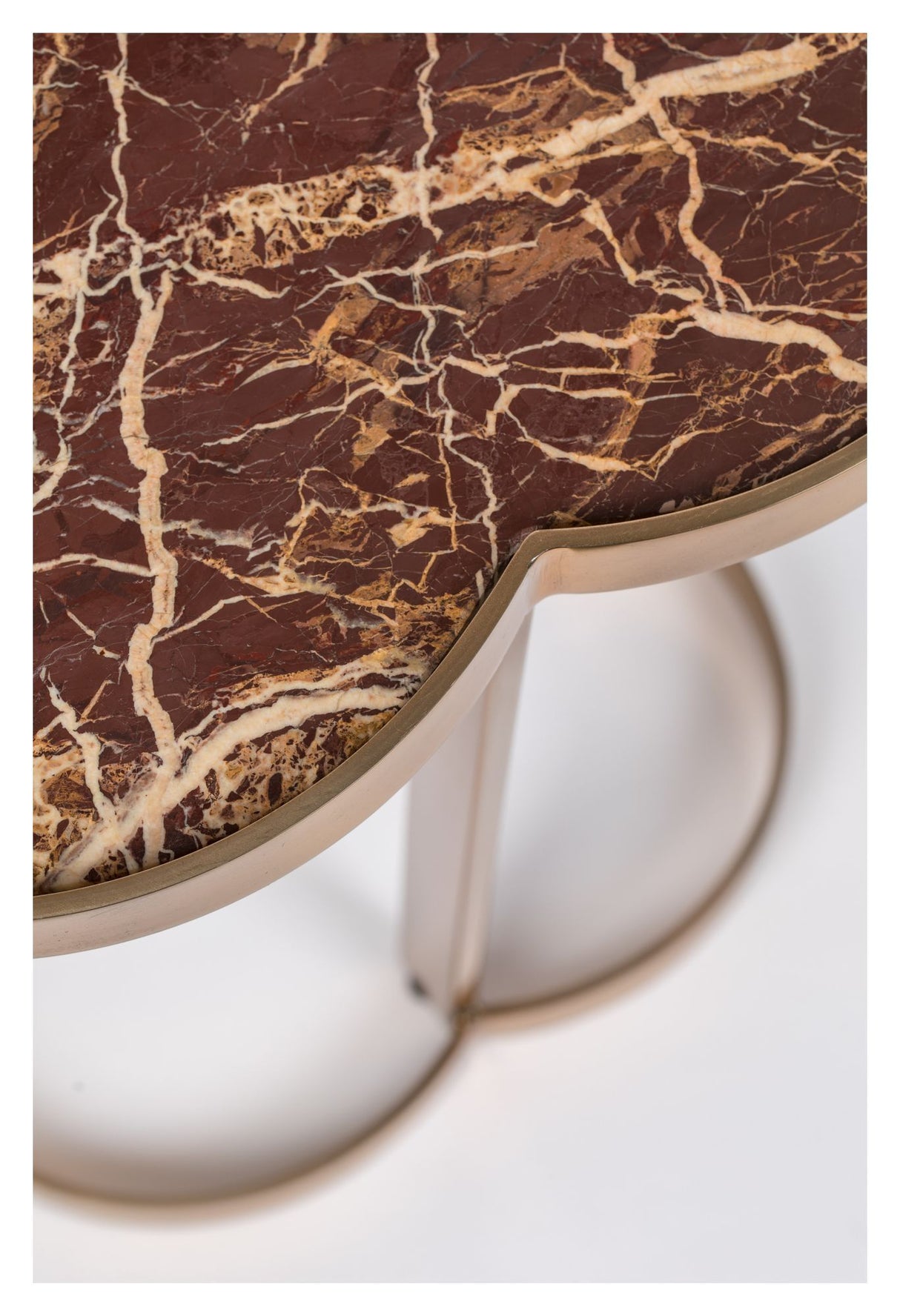 It´s Marblelicious Sidebord - Messing - Unoliving.com